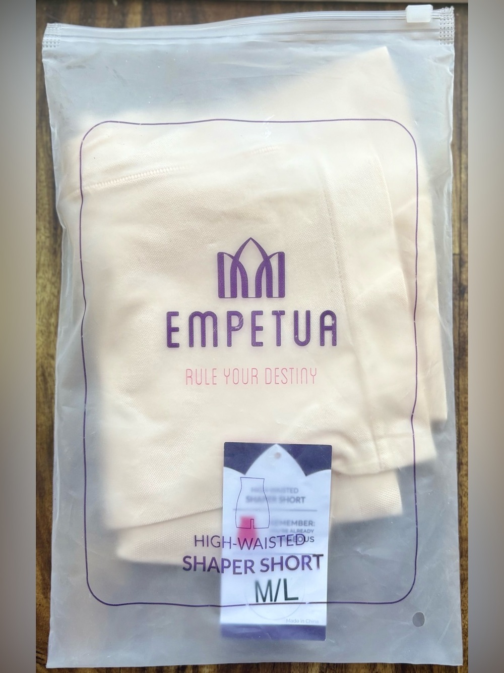 NWT Shapermint Empetua High-Waisted Shapewear Tummy Control Shorts Faja Body M/L